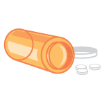 Pain killer pill bottle